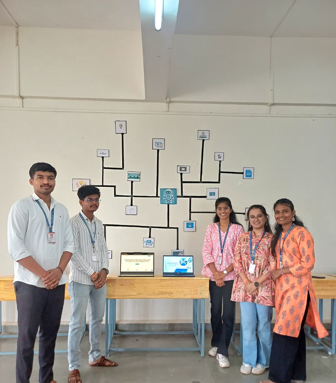 DudhAmrut team at CRETECHNOVA 2K26