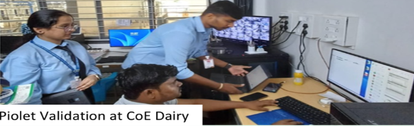 DudhAmrut activity at the Centre of Excellence in Dairy